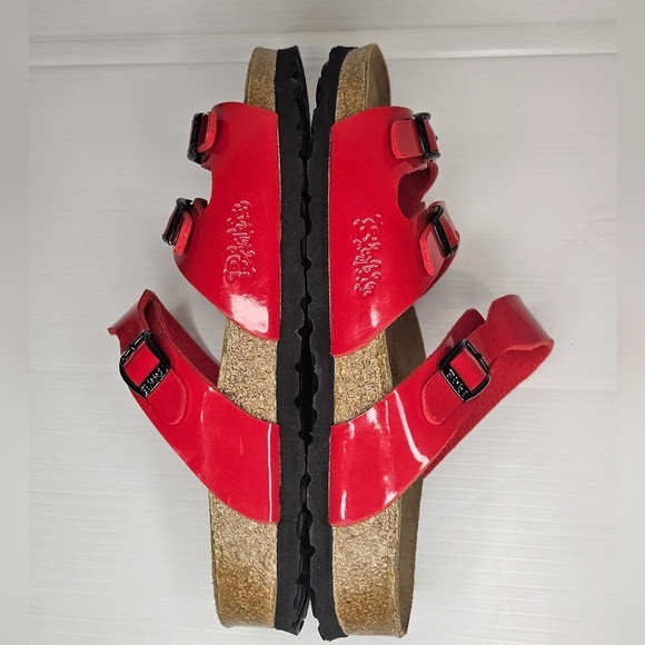 New Birki’s by Birkenstock red sandals, size 38 - Picture 5 of 7